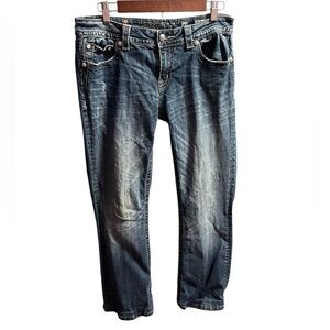 Miss Me Boot Cut Jeans | Size 31 | Distressed Blue Denim | Free Shipping